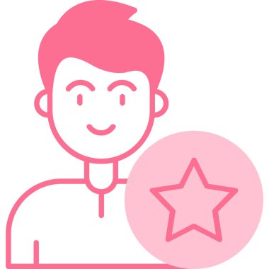 avatar erkek kişi simgesi - özet biçimi