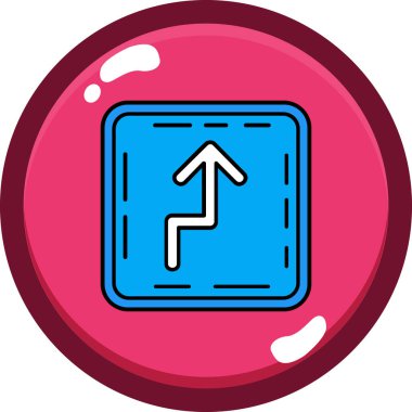 ok simgesinin vektör illüstrasyonu