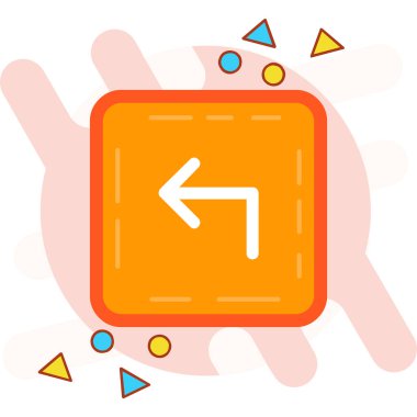 yön simgesi vektörü arkaplanda izole edildi, yön ok işareti