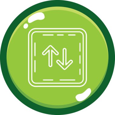 ok simgesi vektör illüstrasyonu