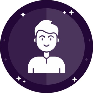 İnsan simgesinin vektör illüstrasyonu