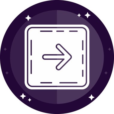 Tek bir simgenin vektör illüstrasyonu