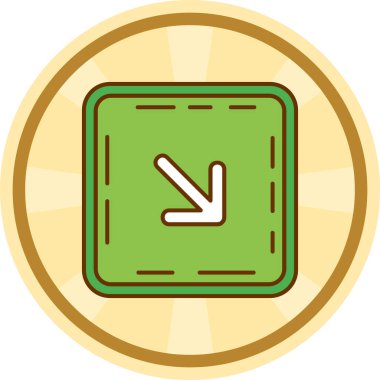 Sikke Simgesi vektör illüstrasyonu