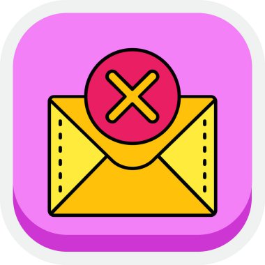 E- posta simgesi vektör illüstrasyonu