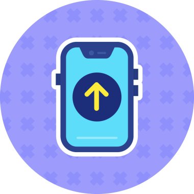 - Telefon. Web simgesi basit illüstrasyon