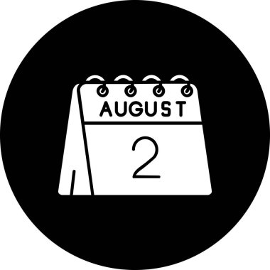 Web sitesi tasarımı için Ağustos simgesi, masaüstü zarfı, geliştirme. premium paket.