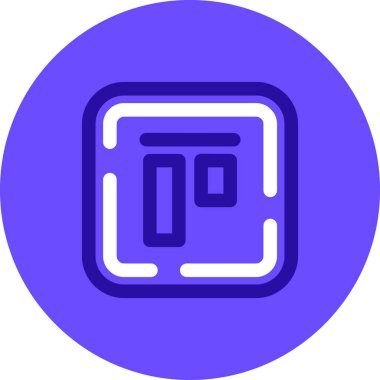 Modern simgenin vektör illüstrasyonu