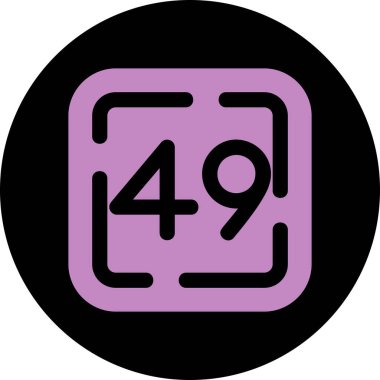 5 0 simge tasarımının resimleme vektörü grafiği