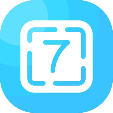 Moda stili izole edilmiş arkaplanda sekiz numaralı simge