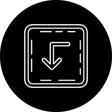 ok simgesi vektör illüstrasyonu