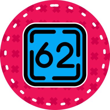 Poker çipi ikon vektör çizimi