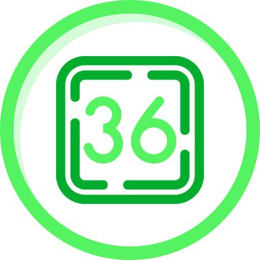 365 derece ikon. Beyaz arkaplanda izole edilmiş web tasarımı için 316 derece vektör simgesi