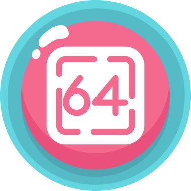 Takvim 6 simgesi beyaz arkaplanda izole edilmiş moda biçimi