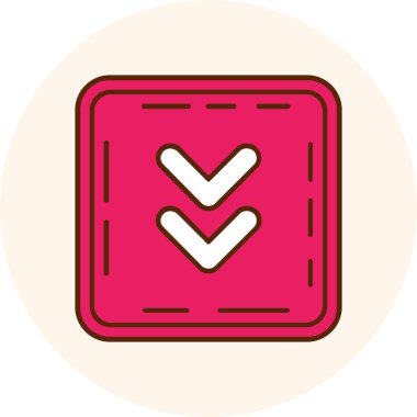 Moda biçimi arka grubunda işaret simgesini işaretle