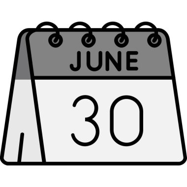 Takvim simgesi vektör illüstrasyonu