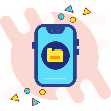 Kredi kartı vektör illüstrasyon tasarımlı akıllı telefon