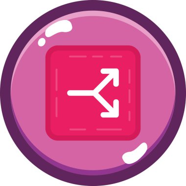 Bir saat simgesinin vektör illüstrasyonu