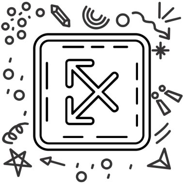 ok yönü soldaki simge ana hat biçiminde