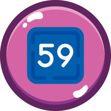 Modern 6 'nın vektör illüstrasyonunda simge yok