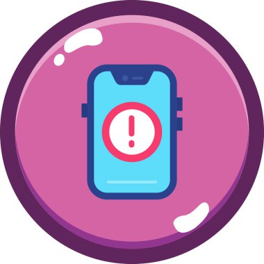 Alarm uyarısı simgesi - ana hat biçiminde