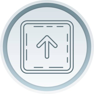 Beyaz arkaplanda ok simgesi vektörü