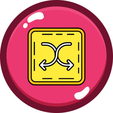 Bir madeni paranın vektör illüstrasyonu