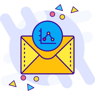 E- posta simgesi vektör illüstrasyonu