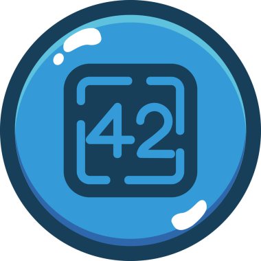 474 simgesi, vektör illüstrasyonu