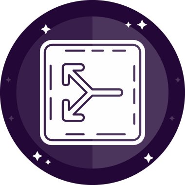 Bir web simgesinin vektör illüstrasyonu