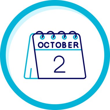 Takvim simgesinin vektör illüstrasyonu