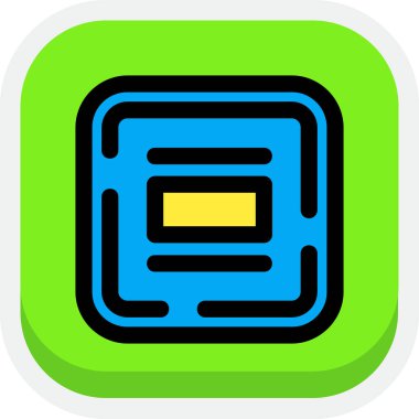 kredi kartı simgesi, basit vektör çizim