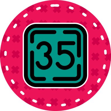 Casino çip simgesini, anahat stili