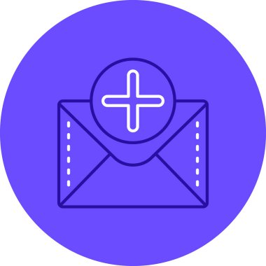 Mektup. Web simgesi basit tasarım