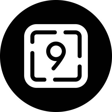 Modern bir simgenin vektör illüstrasyonu