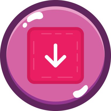 Ok. Web simgesi basit illüstrasyon