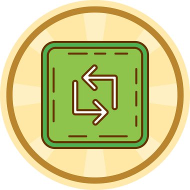 Modern b 'nin vektör illüstrasyonu eksik simgesi