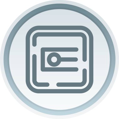 Benzersiz para vektör simgesi