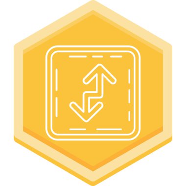 Oklar. Web simgesi basit illüstrasyon