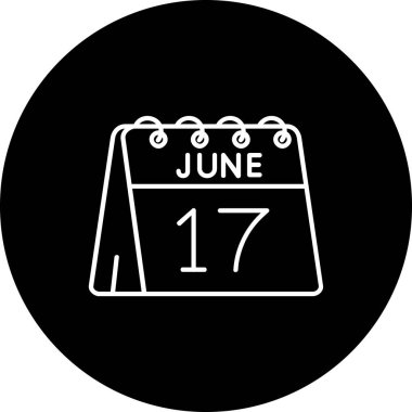 Bir takvim simgesinin illüstrasyonu