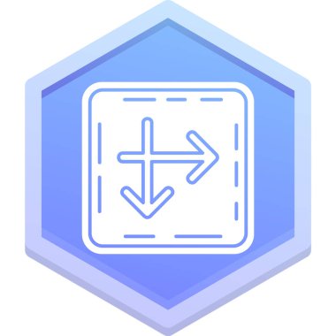 Oklar. Web simgesi basit illüstrasyon