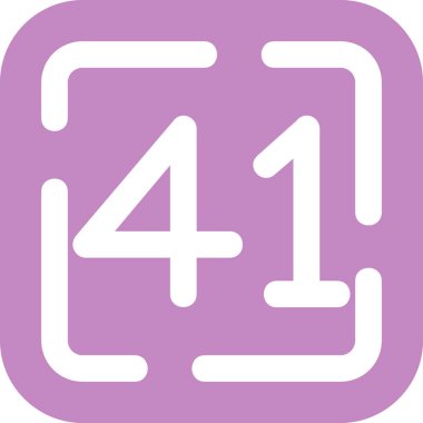 4 numara 4 simge tasarımı