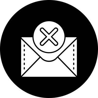 zarf simgesi vektör illüstrasyonu