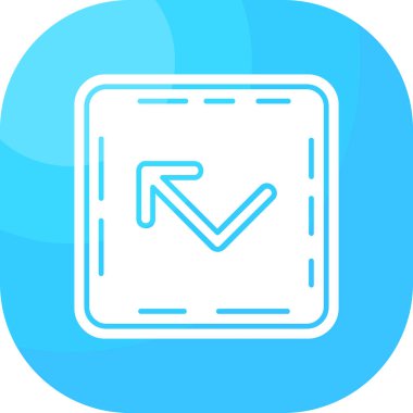 ok vektörü simgesi modern basit illüstrasyon