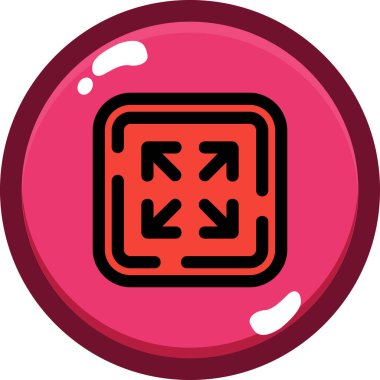 oyun simgesi vektör çizimi