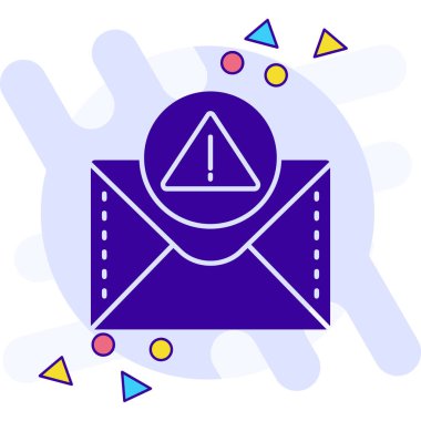 E- posta simgesi vektör illüstrasyonu