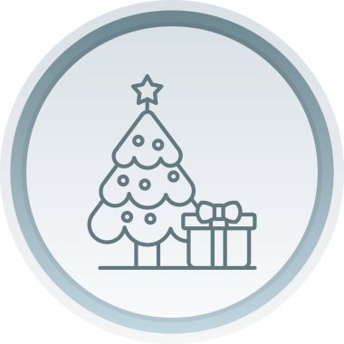 Yılbaşı ağacı. Basit tasarım