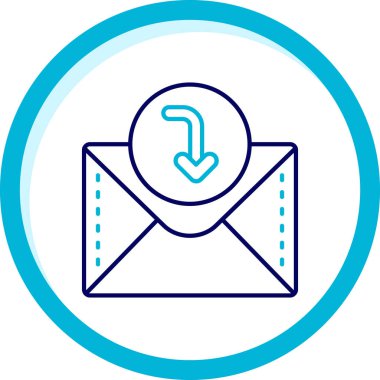 Posta simgesinin vektör illüstrasyonu