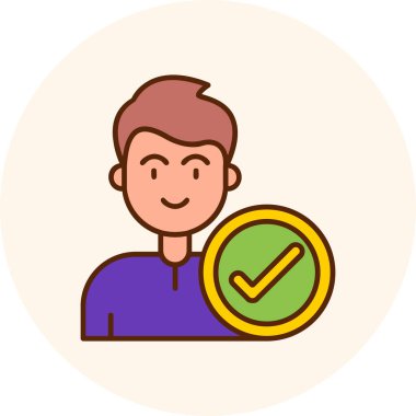 İşaret simgesi olan bir adam