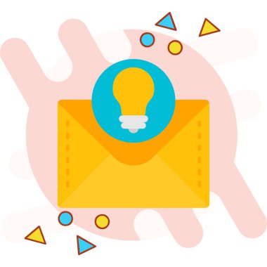 e- posta pazarlama simgesi, vektör illüstrasyonu