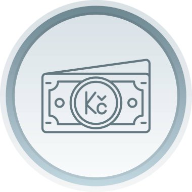 Para için. Web simgesi basit illüstrasyon